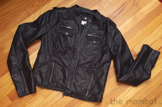 leatherette jacket, leather jacket, motorcycle jacket