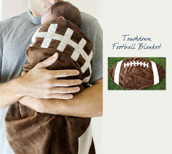 football blanket, football baby blanket, sports blanket, father's day gift ideas