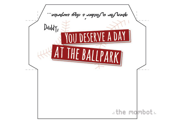 Father's Day, Father's Day free printables, Father's Day baseball gifts