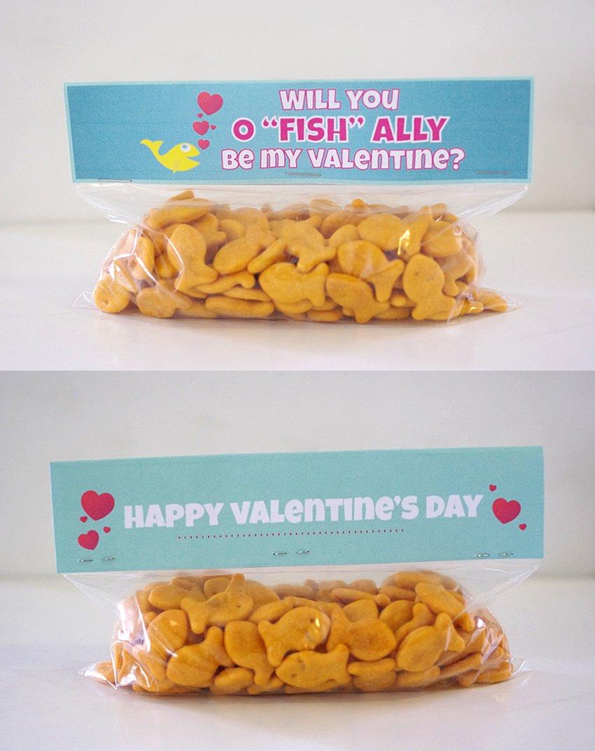 Printable Valentine's Day tags & baggie toppers | TheMombot.com
