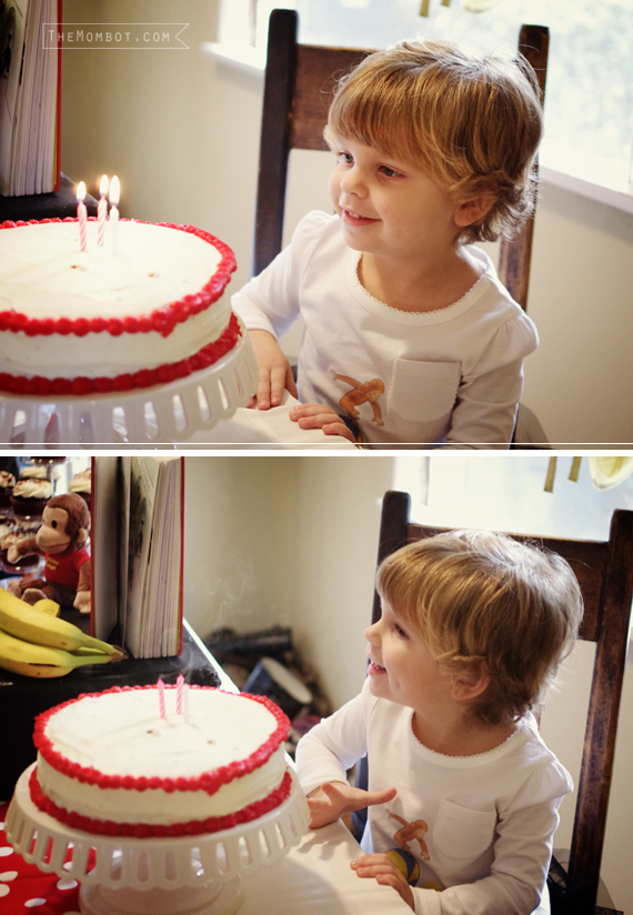 vintage curious george birthday party | TheMombot.com
