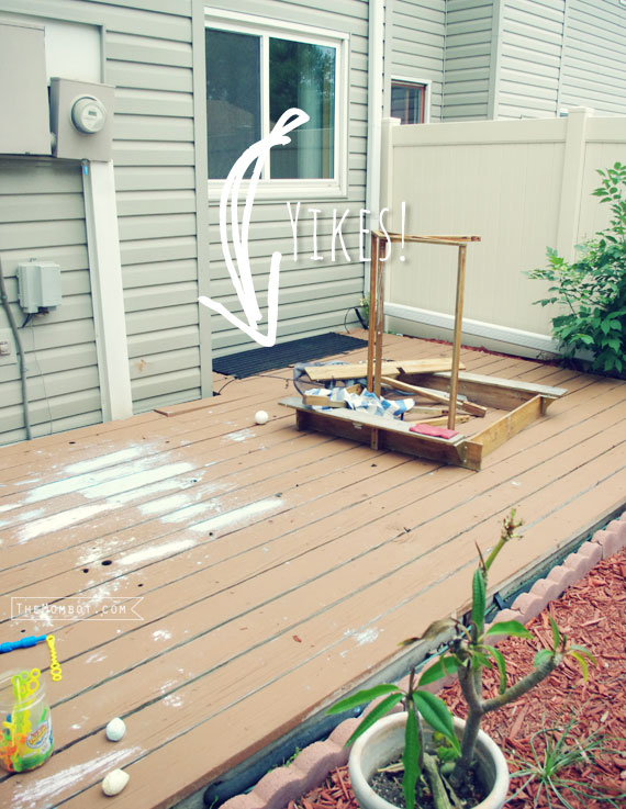 Settling in, new patio | TheMombot.com