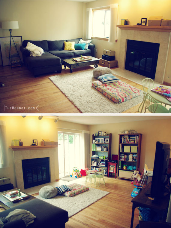 Settling in, new living room | TheMombot.com