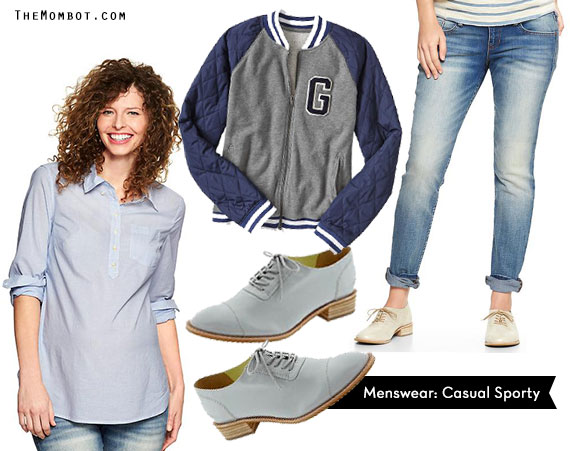 Menswear for Maternity: Casual Sporty | TheMombot.com