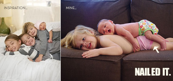 Newborn & sibling photography inspiration | TheMombot.com